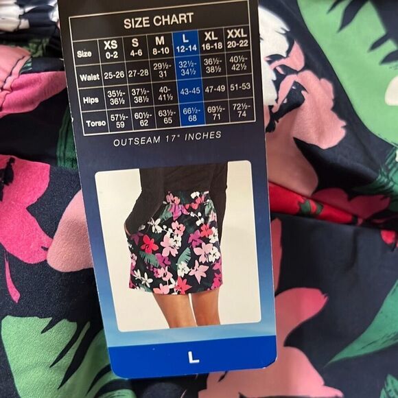 NWT SPEEDO Skort Large Pickleball Pockets Activewear Athleisure Travel Swim NWT - Picture 12 of 13